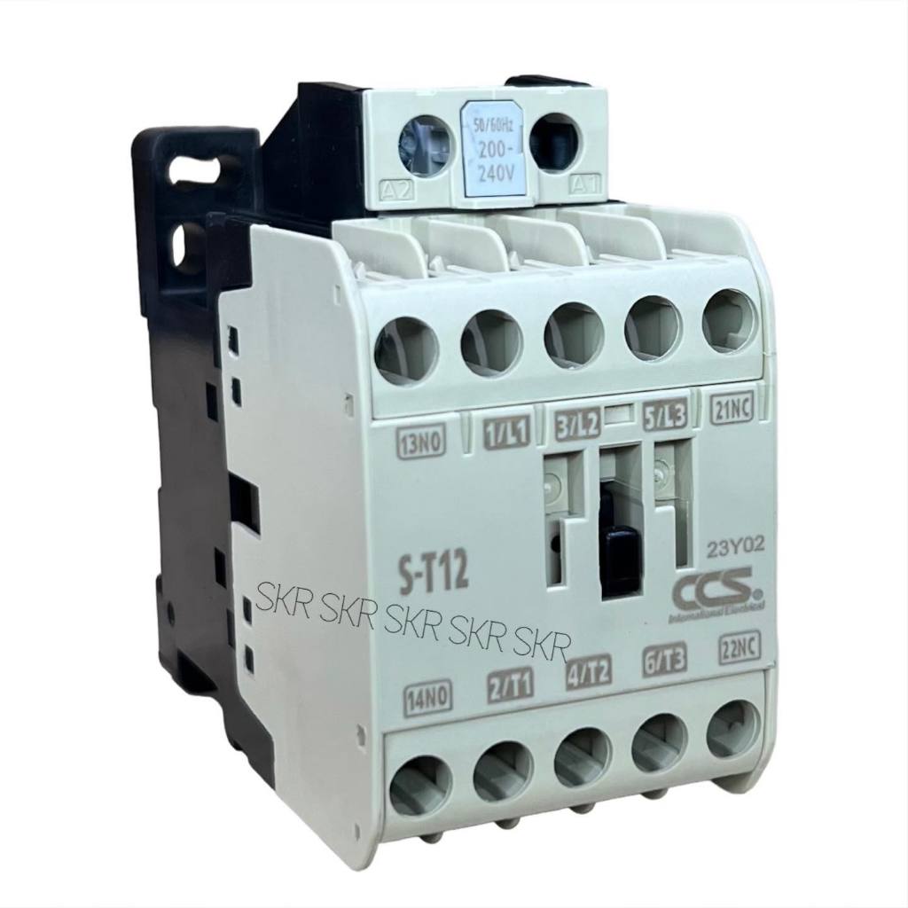 CCS แมกเนติก S-T12 220V 380V (1NO+1NC) MAGNETIC CONTACTOR แม็กเนติก คอนแทคเตอร์ ST12 ST-12 คอนแทคหน้าสัมผัสทองแดงแท้ ราคา ถูกที่สุด ดีลบีเคเค แกลเลอรีภาพที่ 2