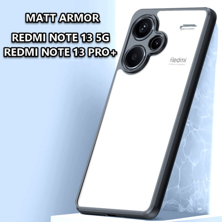 เคส REDMI NOTE 13 13PRO+ MATT ARMOR เคสกันกระแทก ฝาหลังเคลือบด้าน