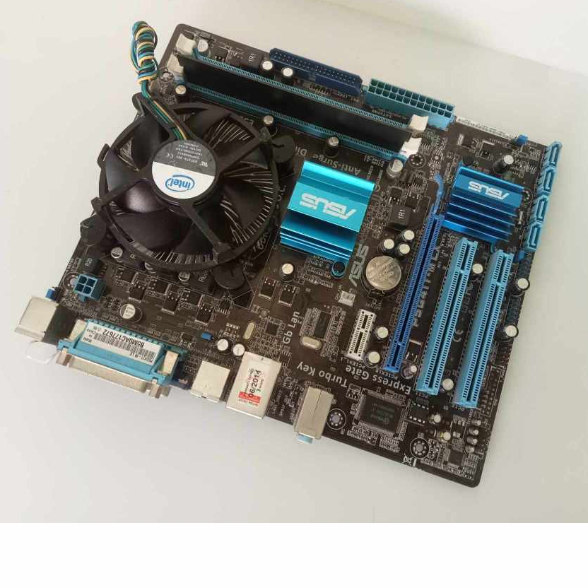 เมนบอร์ด  ASUS P5G41T-M LX DDR3 (LGA775) + แรม DDR3 4 GB.+ซีพียูIntel® Core™2 Duo + Heatsink. (ส่งไว