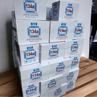 น้ำยาแอร์รถยนต์R134aแถมน้ำยาเช็ครั่วsuper coolขนาดบรรจุ1000g. [023]