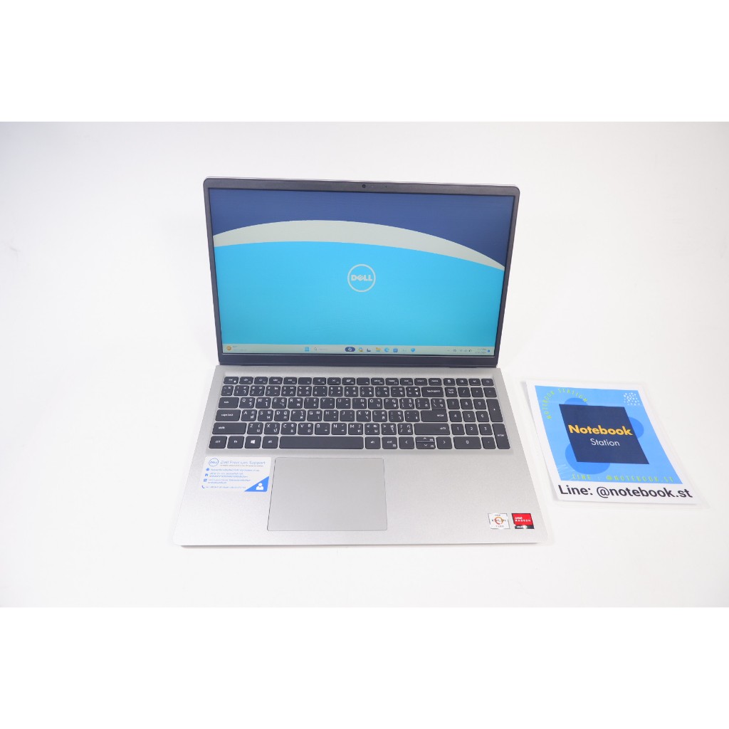 Dell Inspiron 3515 Ram4 SSD128+HHD1TB จอ15.6 HD สเปคทำงาน มีแป้นตัวเลขแยก อัพSSDประมวลผลไว เครื่องสว