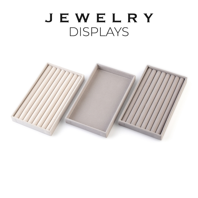 ถาดกำมะหยี่ใส่เครื่องประดับ Didplayโชว์สินค้า แหวน กำไล พร้อมส่ง
