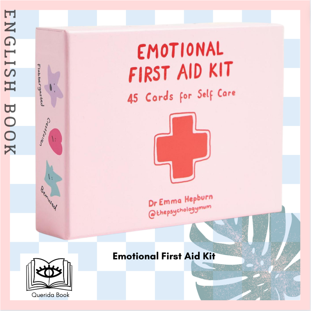 [Querida] การ์ด Emotional First Aid Kit: 45 cards for self-care by Dr Emma Hepburn, Julia Stone ไพ่