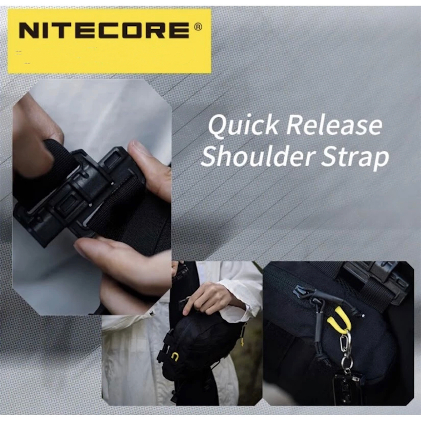 พร้อมส่ง NITECORE SLB03 Messenger กระเป๋ายุทธวิธีฟังก์ชั่น500D ไนล่อนน้ำหนักเบากระเป๋า Molle ระบบ EDC เอวกระเป๋า