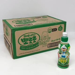 PORORO DRINK 24 ขวด รสสตรอว์เบอร์รี่ โปโระโระ น้ำผลไม้เกาหลีเด็ก เครื่องดื่มเกาหลี 뽀로로