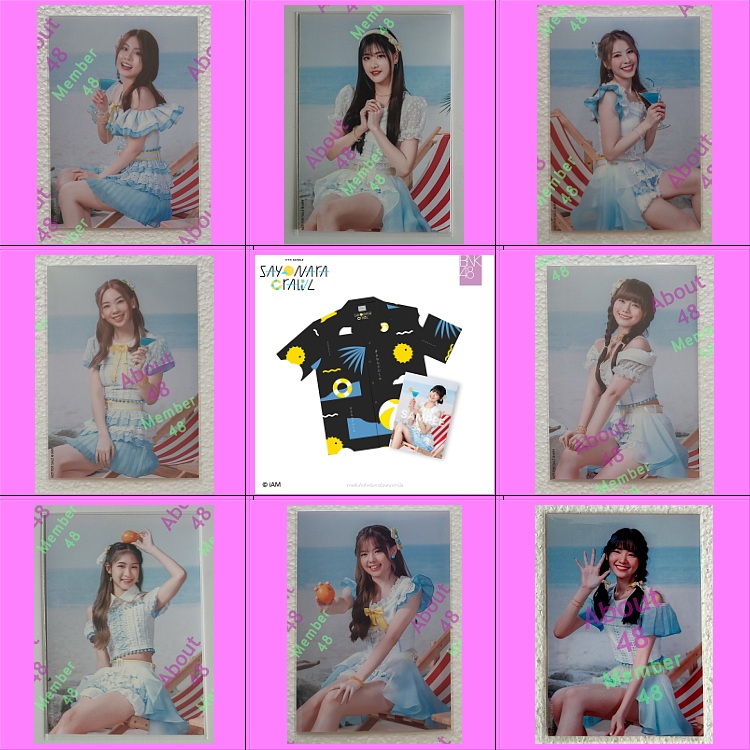 Sayonara Crawl แอคพิเศษ เสื้อฮาวาย แนวตั้ง (1/3) BNK48 ฟ้อนด์ ปาเอญ่า แพนเค้ก Bnk ฺซิง11 รูปพิเศษ