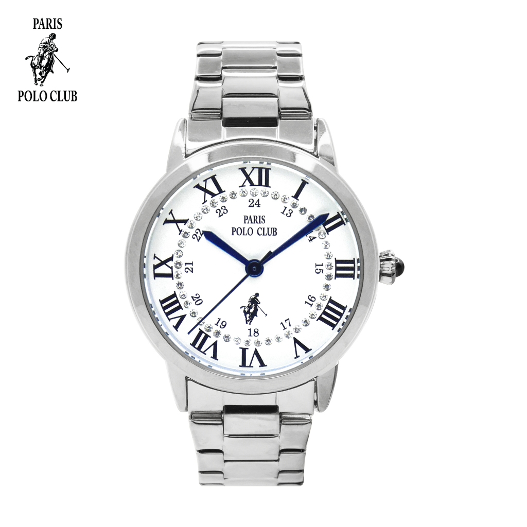 นาฬิกาแฟชั่น นาฬิกาข้อมือผู้หญิง Paris Polo Club นาฬิกาข้อมือผู้หญิง รุ่น PPC-230603