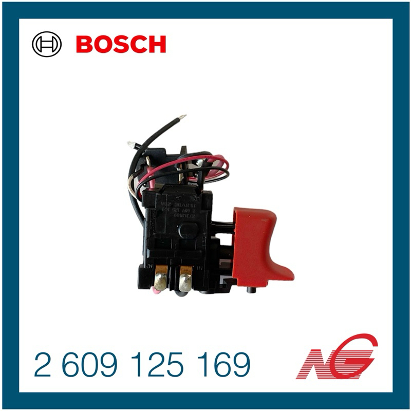 BOSCH บ๊อช อะไหล่ สวิตช์ มอดุลอิเล็กทรอนิกส์ 2609125169 ใช้กับเครื่องรุ่น GSR 1080-2-LI , GSB 120 LI
