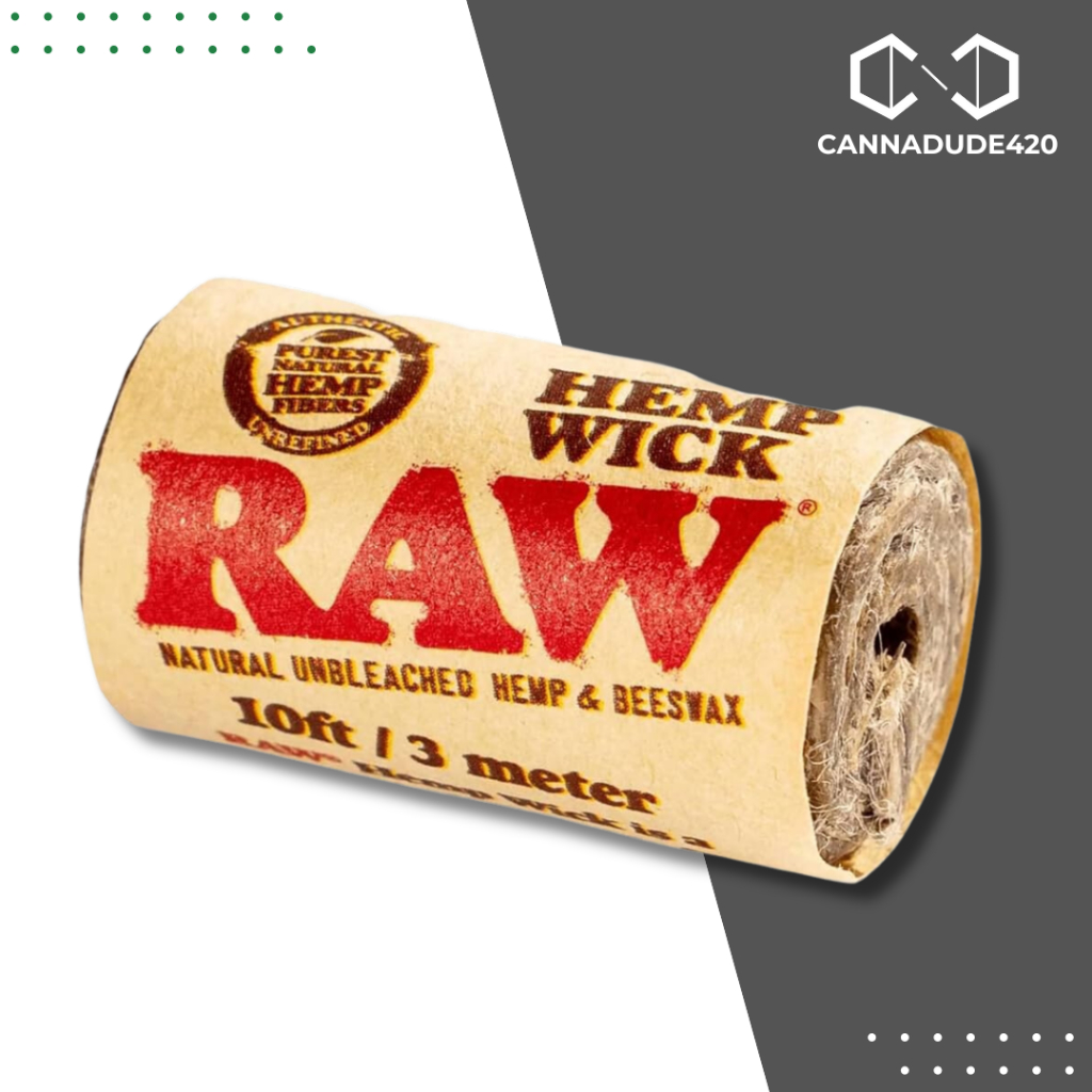 RAW WICK 3 Meter เชือกขี้ผึ้ง Raw Wick 3 เมตร สำหรับ กระดาษ