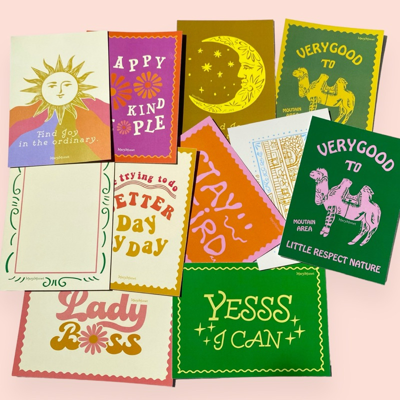 Postcard #โปสการ์ด Marymonet Cheer up Postcard