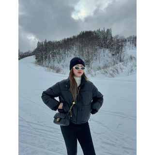 MALIMAYS - Mini Puffer Jacket แจ็คเก็ตขนเป็ดทรงครอป