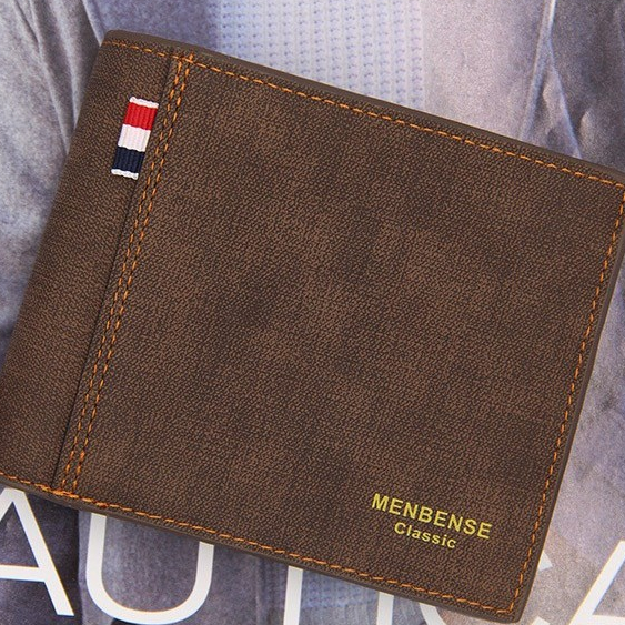 GUCSELECTED(B1694) กระเป๋าสตางค์ผู้ชาย MenBense Classic เป็นหนังPUสัมผัสนิ่ม