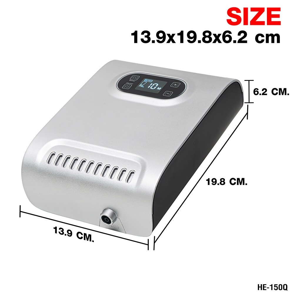 AIKO HE-150Q เครื่องผลิตโอโซน 600 mg. ใช้ในน้ำ กำจัดพยาธิ กำจัดเชื้อโรค ในผักผลไม้เนื้อสัตว์