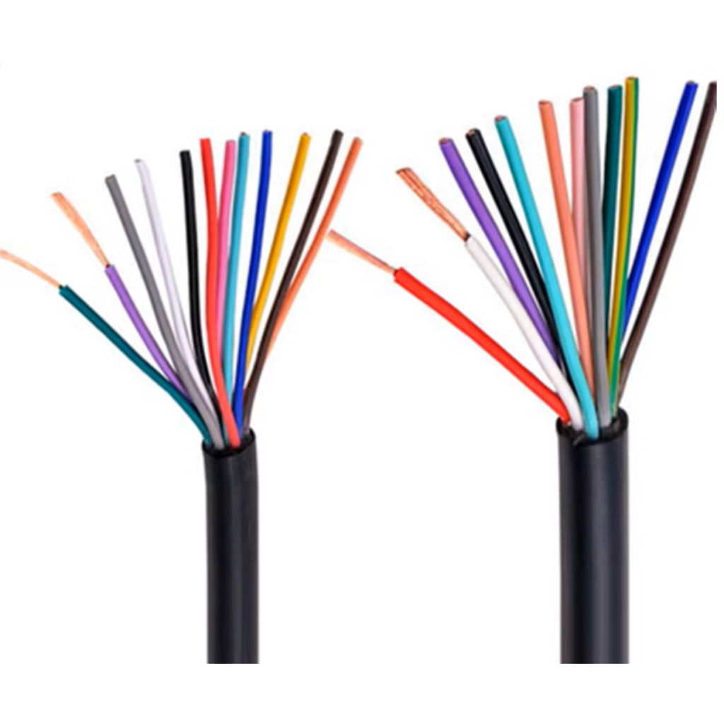 สายมัลติคอร์ Multicore cable 0.3 SQ.MM. 8C 10C 12C 14C สีดำ