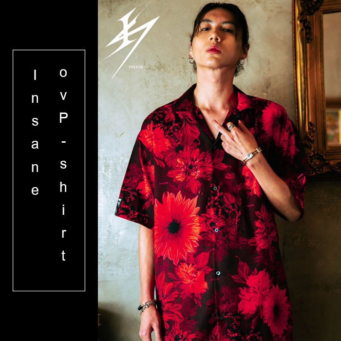 LOVE​ ME INSANE​ Daisy เชิ้ตโอเวอร์ไซส์ ลายลิขสิทธิ์Insanebrand