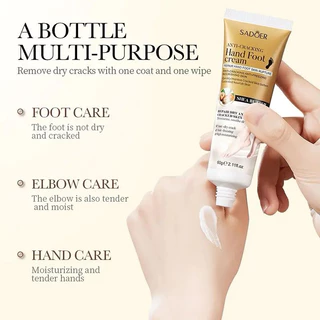 ครีมทาเท้า Sadoer Shea Butter Foot Cream 60 กรัม บำรุงผิวเท้า ผิวเนียนนุ่มชุ่มชื้น ลดผิวแตกแห้ง กลิ่นหอม N565