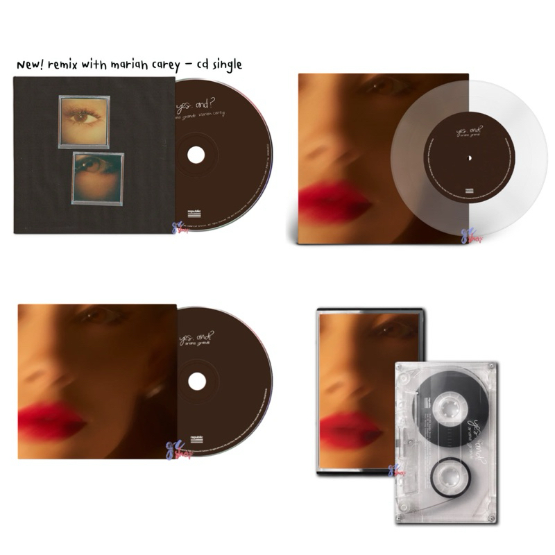 (พร้อมส่ง) แผ่นเสียง Ariana Grande - yes, and? CD / Vinyl / LP สินค้า Official