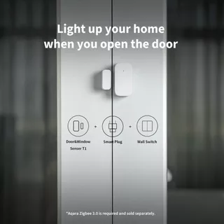 Aqara Door and Window Sensor T1 เซ็นเซอร์ประตูหน้าต่างอัจฉริยะ Zigbee 3.0 รองรับ Matter ผ่าน Hub