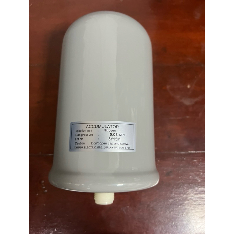 [พร้อมส่ง] ของแท้ ถังไนโตรเจน Accumulator 100-350w (0.08mpa) สำหรับปั้มน้ำ Hitachi , Mitsubishi , ITC