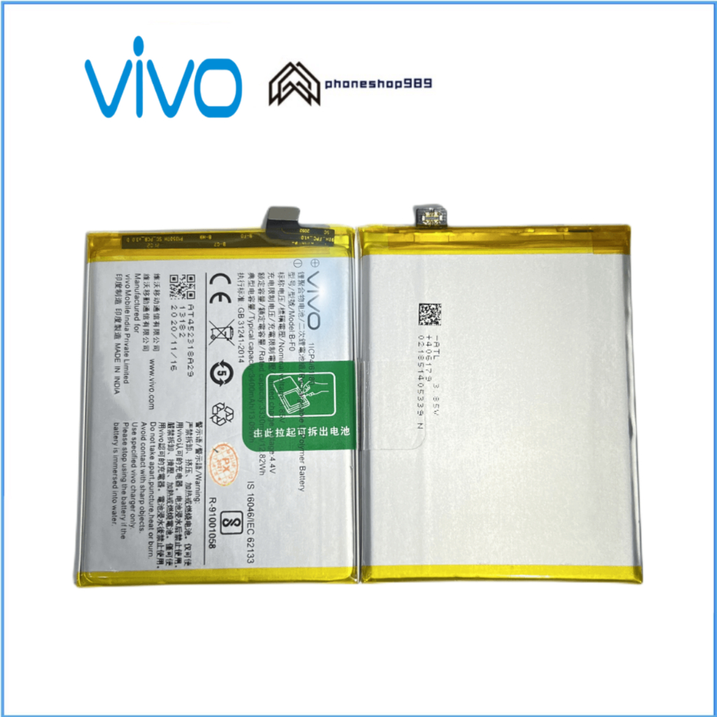 แบตเตอรี่ Vivo V11 V11Pro B-F0 Battery Vivo V11/V11Pro (B-F0) งานแท้ VIVO V11, V11I, Y97, 3240 mAh
