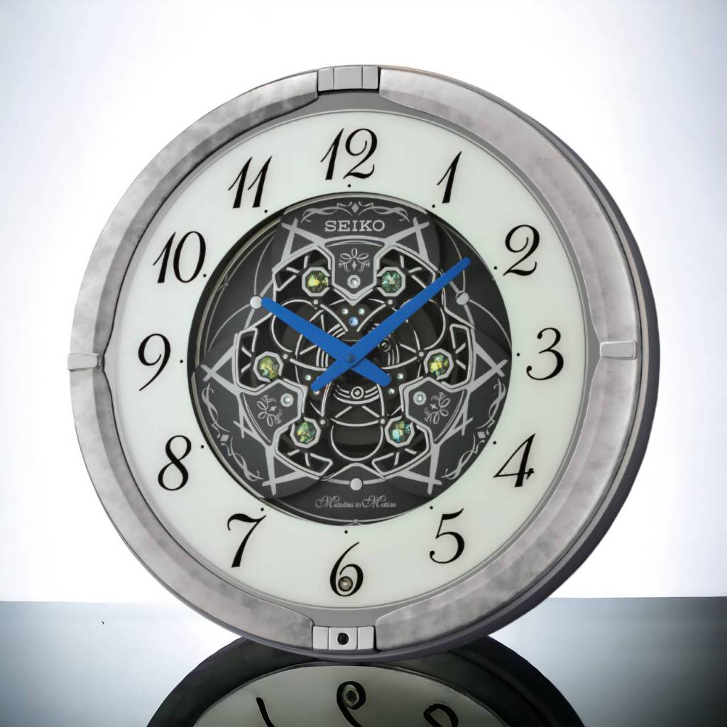 SEIKO Melody Clock นาฬิกาแขวนผนัง รุ่น QXM397S ขนาด 15 นิ้ว (มีเสียงดนตรีดังทุกชั่วโมง)