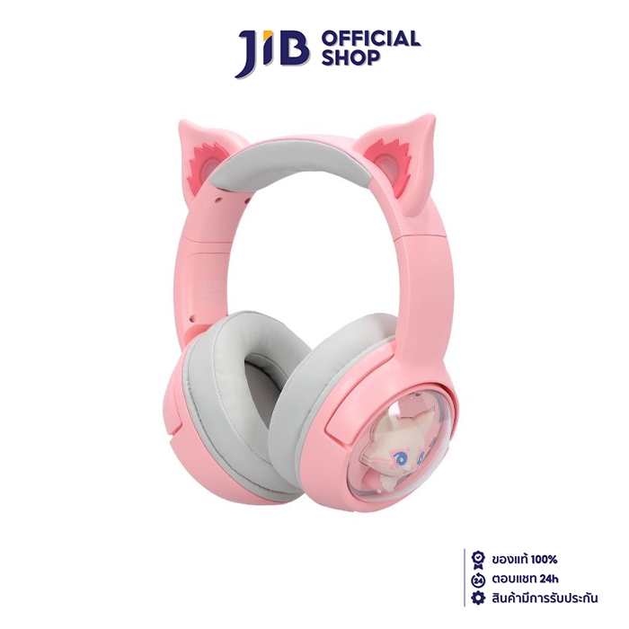 BLUETOOTH HEADSET (หูฟังไร้สาย) ONIKUMA MEW B5 (PINK)
