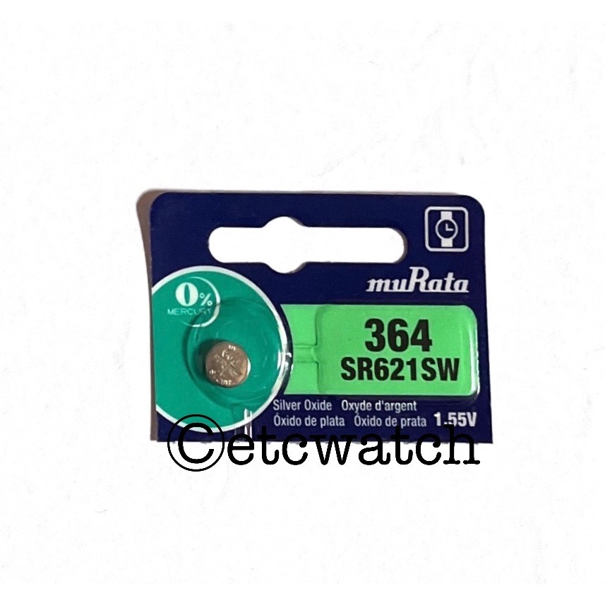 พร้อมส่ง> ถ่านกระดุม Murata 364 / SR621SW/ แบ่งจำนวน 1ก้อน