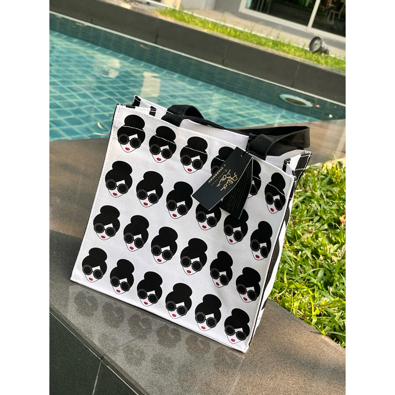 กระเป๋าผ้า  Starbucks collection "Alice and Olivia"  💯ของแท้จากShop