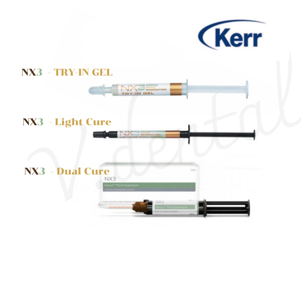 NX3 dual cure / ligtht cure / try in gel ของแท้ฉลากไทย พร้อมส่ง!!!!