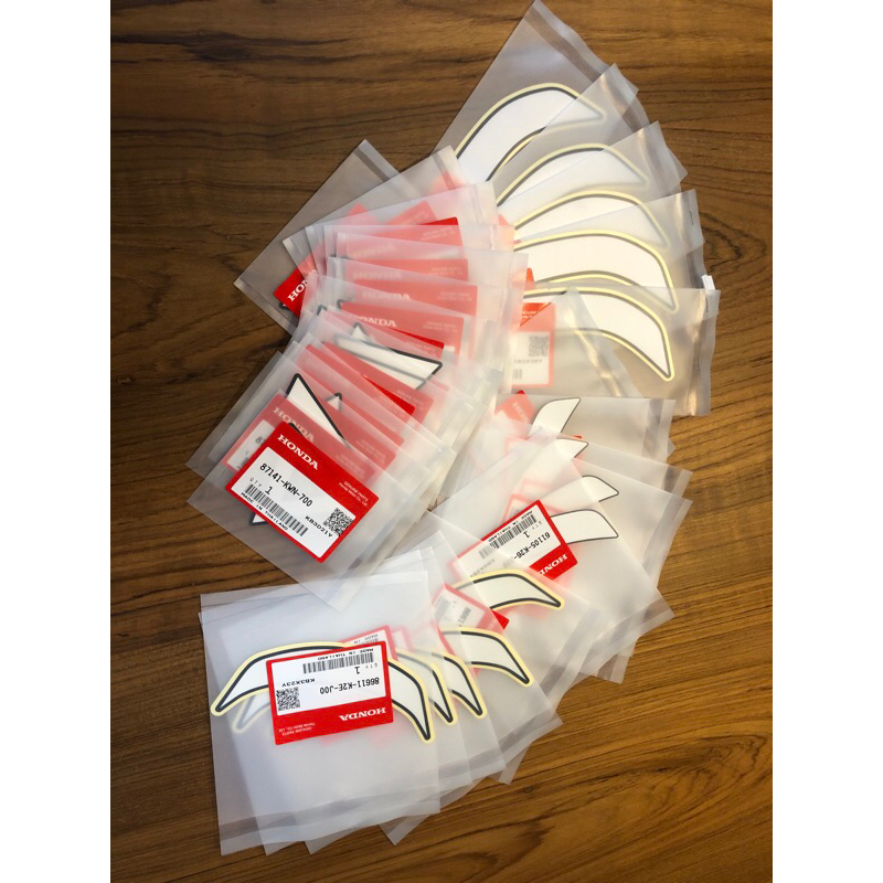 สติ๊กเกอร์ ติด บังโคลน หน้า,หลัง Spec japan CT125 แท้