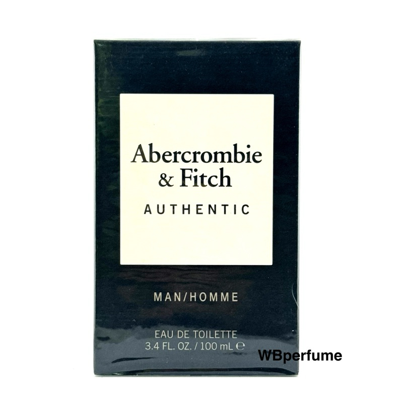 น้ำหอมแท้100% Abercrombie & Fitch Authentic Man Homme Edt 100 ml.