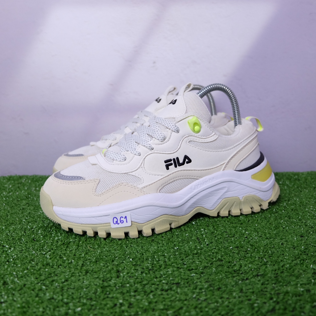 (36.5/23 cm) Fila Disruptor Unisex Sneakers ฟีล่า มือ2ของแท้💯 รองเท้าผ้าใบเกาหลีผู้หญิง