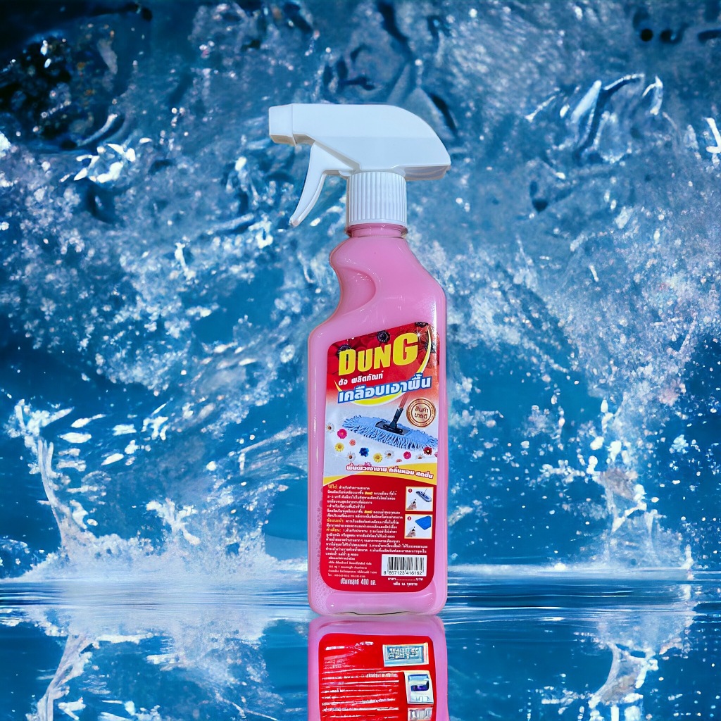 น้ำยาสเปรย์ ดันฝุ่นดักจับฝุ่น ถูพื้น ขนาด400 ml