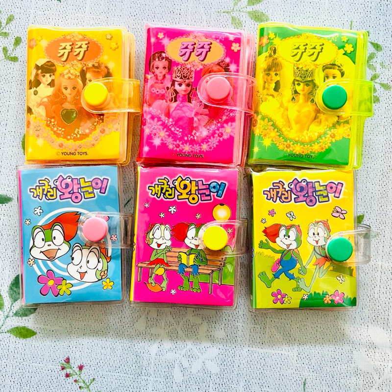 (แพ็ค3เล่ม)สมุดเล่มเล็ก สำหรับพกพา ฉีกง่าย จดโน้ตสะดวก มีกระดุมแป้กสำหรับเปิดปิด ลายน่ารัก