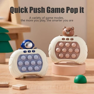 999เลเวล ซานตาคลอสป๊อปอิทไฟฟ้า pop it ไฟฟ้า ปุ่มกดคลายเครียด Fast Push มีไฟดนตรี ของขวัญคริสต์มาส ของเล่นเด็ก fidget toy
