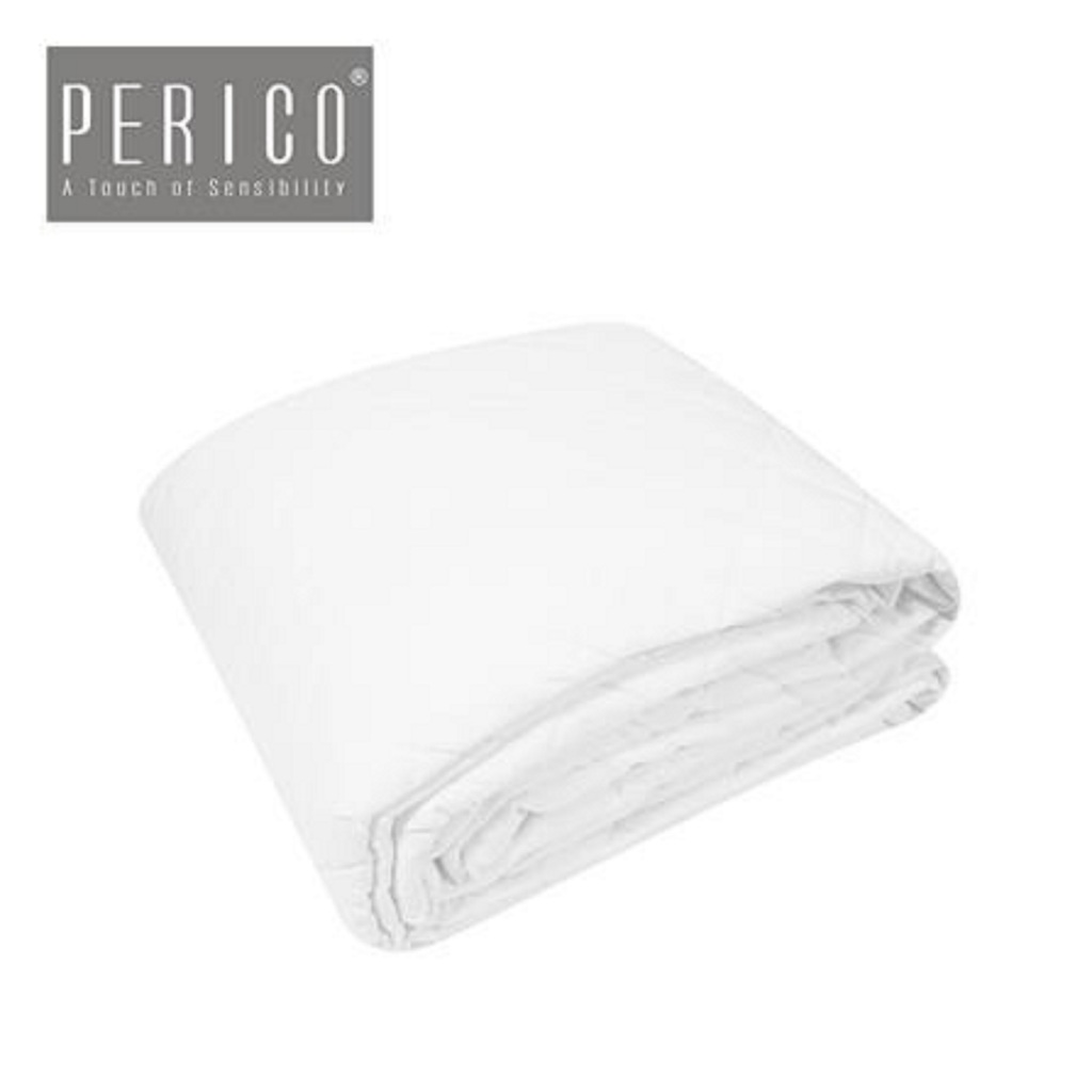 เครื่องนอน ผ้ารองกันเปื้อน 6 ฟุต KING SIZE PERICO PRO สีขาว ชุดเครื่องนอน