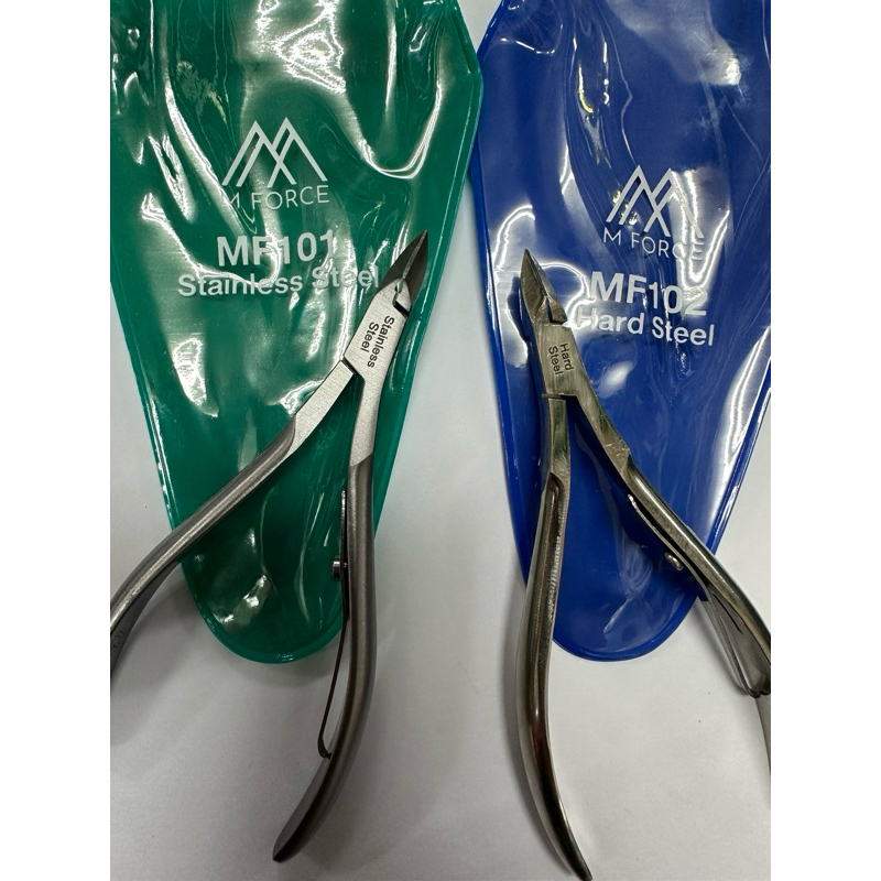 M FORCE (เอ็มฟอร์ซ) กรรไกรตัดหนัง อย่างดี มี2แบบ ตัดหนังโดยเฉพาะ ปากบาง คมกริบ - รูปที่ 2