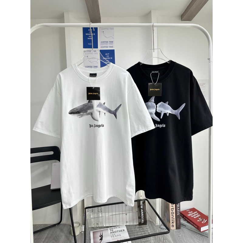 เสื้อยืดโอเวอร์ไซร์รุ่นฉลาม