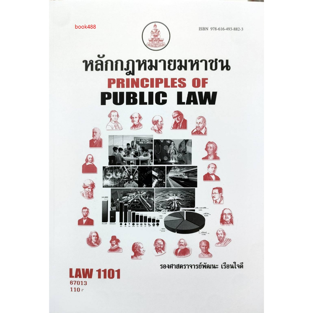 หนังสือ LAW1101 ( LAW1001 ) 67013 หลักกฎหมายมหาชน ( รศ.พัฒนะ  เรือนใจดี )