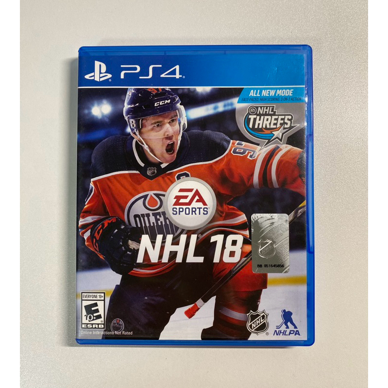 แผ่นเกมส์ Playstation PS4 NHL 18 ของแท้ (มือสอง)