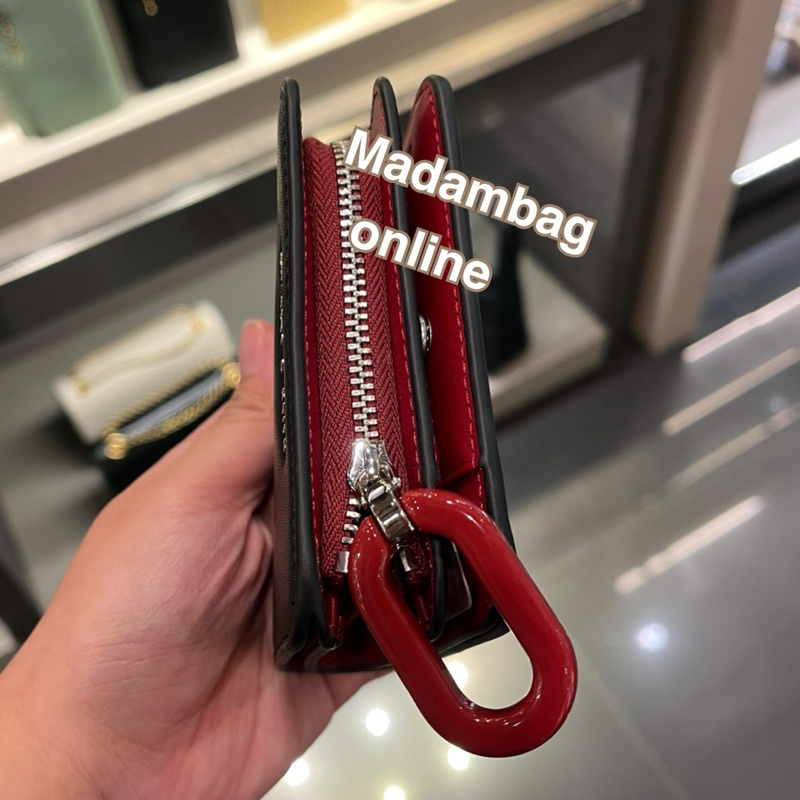 𝗖𝗛𝗔𝗥𝗟𝗘𝗦 & 𝗞𝗘𝗜𝗧𝗛 Mini Top Zip Small Wallet  กระเป๋าสตางค์ใบสั้น แท้จากช็อป