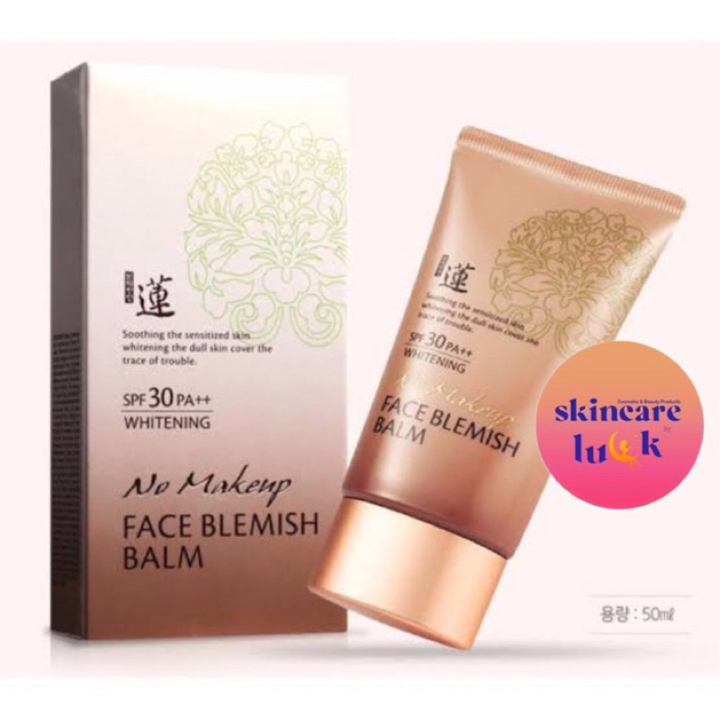 แท้/ส่งไวมาก Welcos No Makeup Face BB Whitening SPF30 PA++ 50ml. บีบีเทพ เวลคอส เกาหลี บีบี