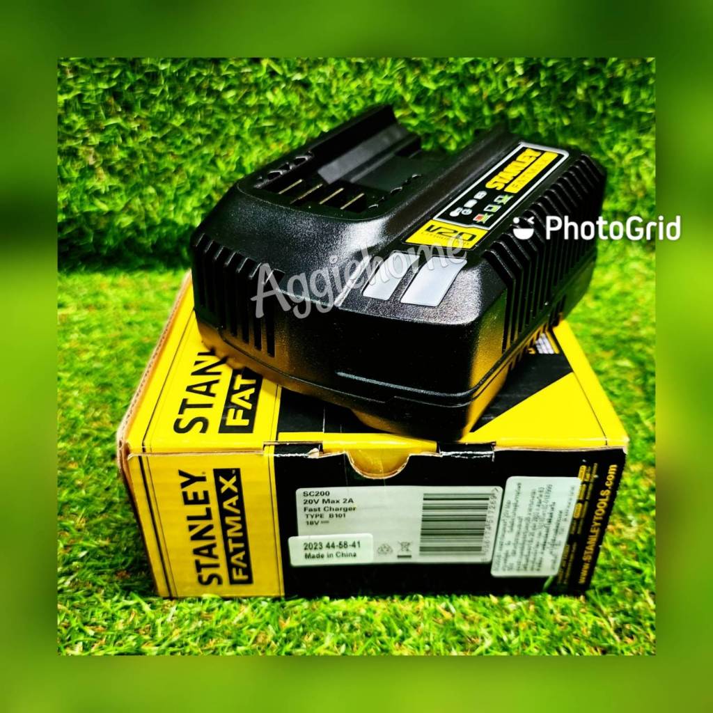 STANLEY แท่นชาร์จ รุ่น SC200-B1 20V. (สำหรับแบต 18V - 20V.) แท่นชาร์จ แบต เครื่องมือช่าง