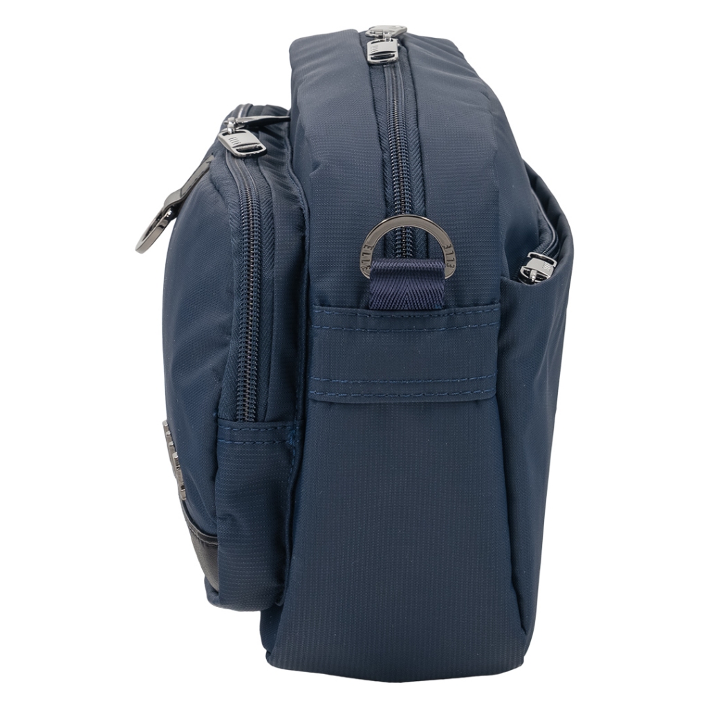 ELLE Travel Bags Series100%Recycled Nylon Mipan Regan กระเป๋าสะพายข้างแนวนอน น้ำหนักเบาและทนทาน #Item83513