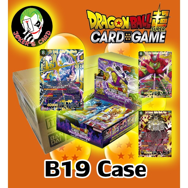 [พรีออเดอร์]DRAGON BALL SUPER Card Game  B19 Seal Case ลุ้น SCR โกฮังบีส