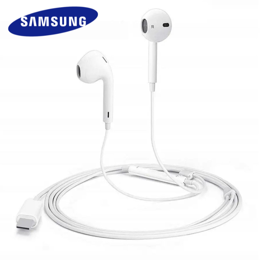 หูฟัง สมอลทอล์ค Samsung Type-C แท้ สำหรับ ซัมซุง S24 ไทป์ซี รูปทรงสวมใส่สบาย เสียงดี เบสนุ่ม ปรับระดับเสียงได้