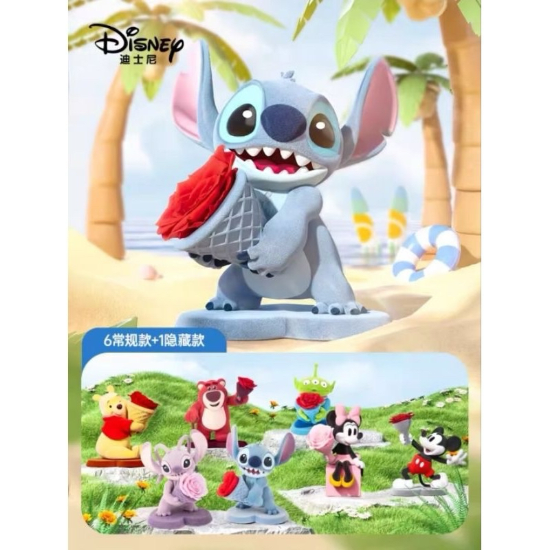 ลิขสิทธิ์แท้ Bestine x Disney Everlasting Flower ดอกกุหลาบ ดิสนีย์ มิกกี้ ถือดอกไม้ วาเลนไทน์ กล่องส