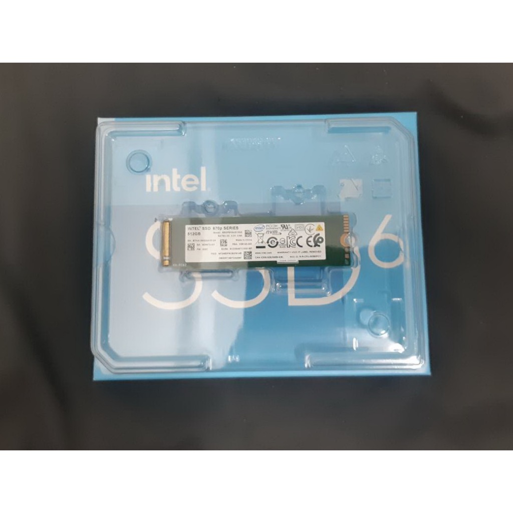 M.2 NVMe 512GB Intel SSD 670p