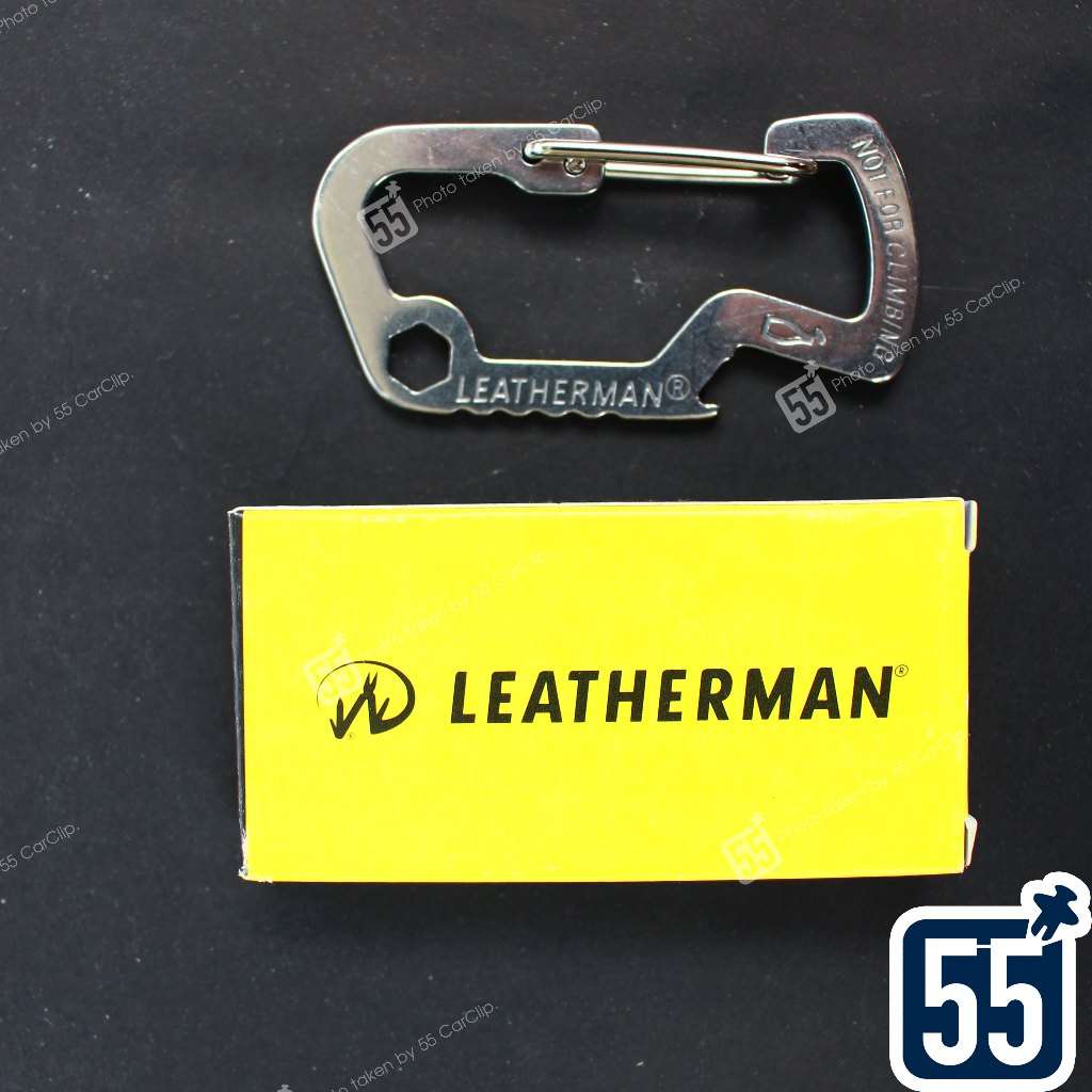 . กล่องยับและขาด . ขอคนรับได้ คาราไบเนอร์ ลาย เลเธอแมน Leather man pattern Carabiner
