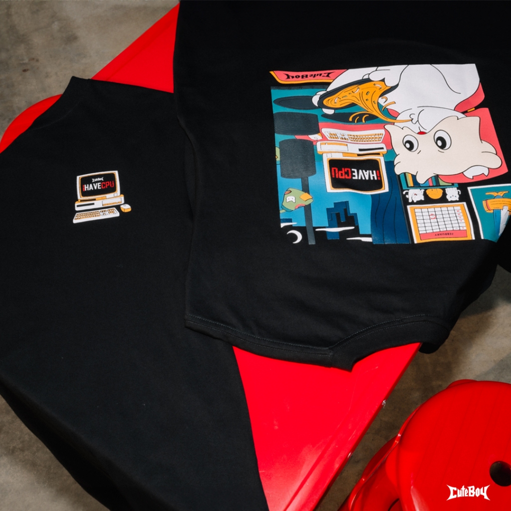 CuteBoy x iHAVECPU Korat T-Shirt (เสื้อยืด ทรงโอเวอร์ไซส์)